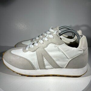 MIA OLIA Mens Casual Leather Shoes Sneakers Size 9.5 M Gray Trainer Gym Workout